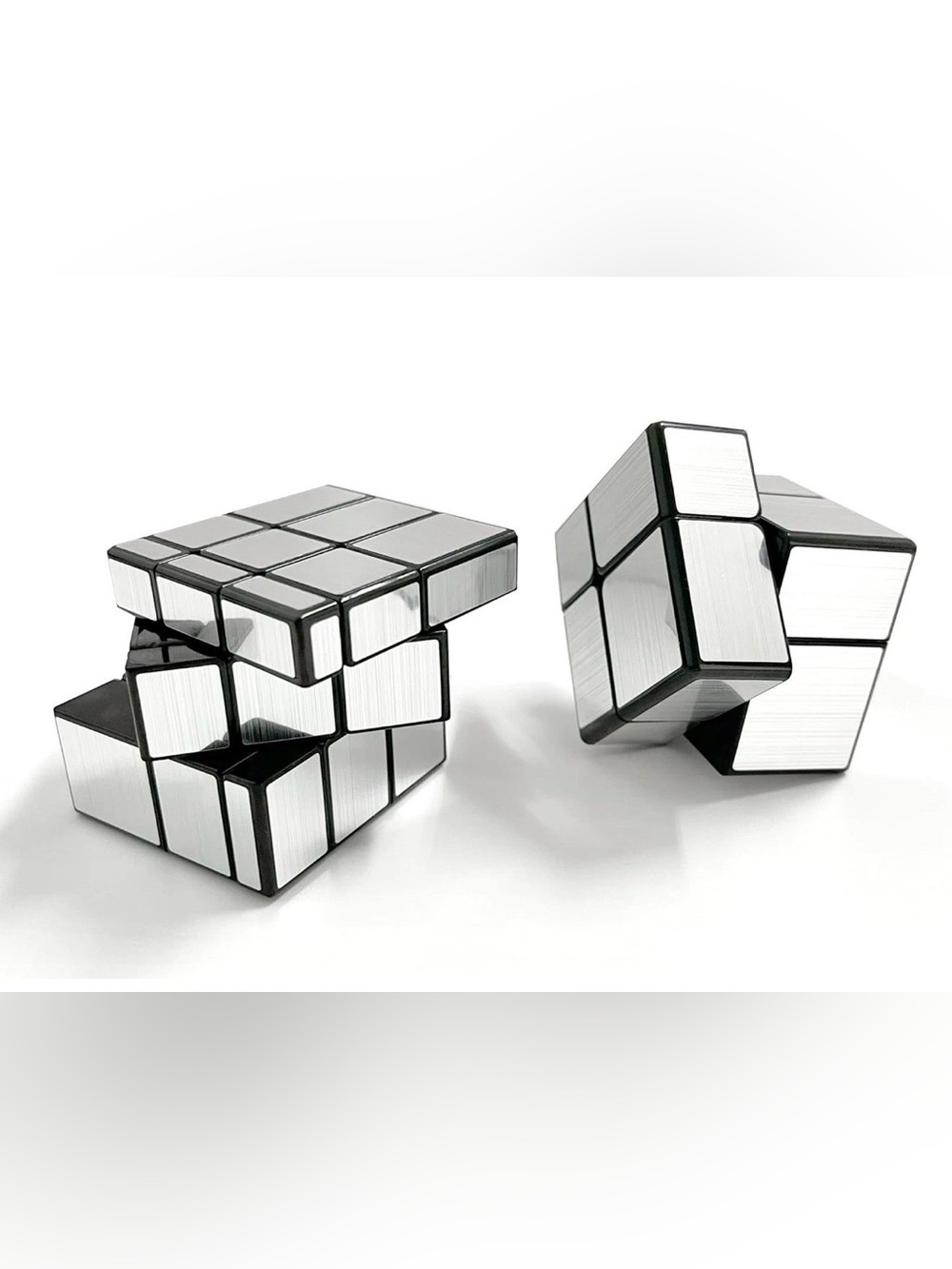 Neo Mirror Cube Set, Mirror Cube Bundle of 2×2 Speed Cube 3×3 Cube
